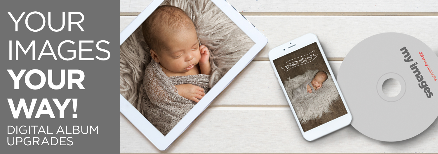 JCPenney Portraits - Digital Album Upgrade Options