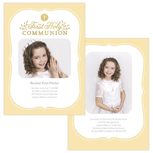 Religious Greeting Cards from JCPenney Portrait Studios - First Communion 5x7