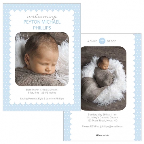 Birth Announcement Cards from JCPenney Portraits