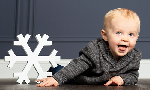 Capture baby's first Christmas with beautiful photography